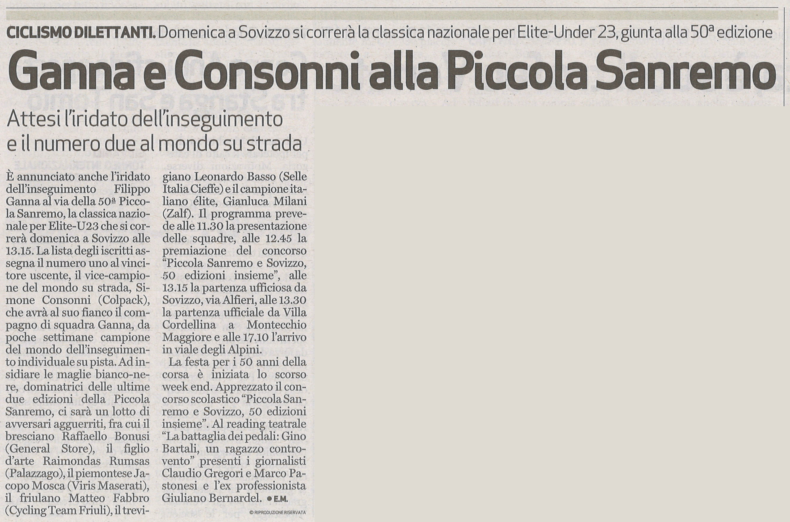 Il Giornale di Vicenza 21.04.2016 Pag.48